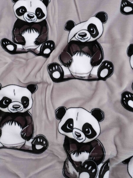Baránková deka mikroplyš Exclusive 150 × 200 cm – Panda