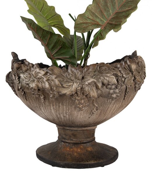 Planter 54x34x43 Cm Brown Ceramic Material - 54*34*43 cm - Clayre & Eef