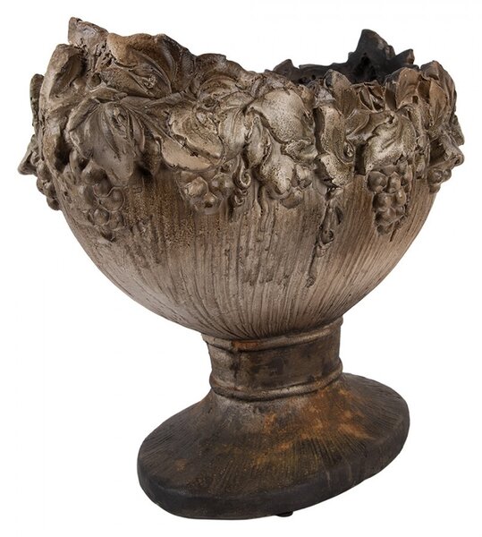 Planter 54x34x43 Cm Brown Ceramic Material - 54*34*43 cm - Clayre & Eef