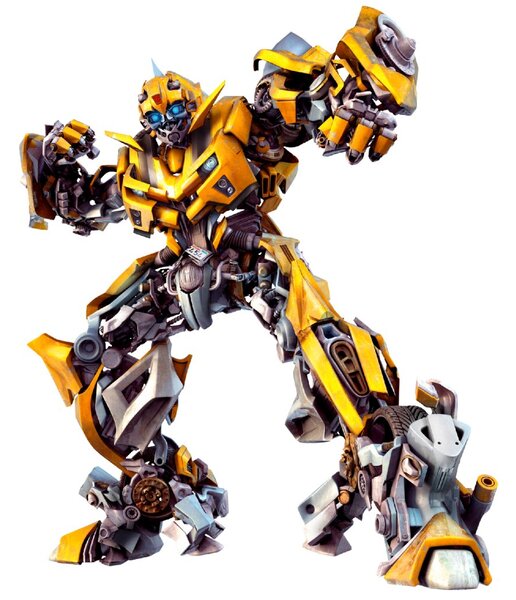 Textilná nálepka na stenu "Transformer - Bumblebee"