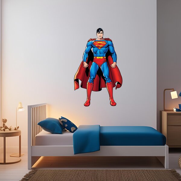 60x95cm Superman - textilná nálepka na stenu