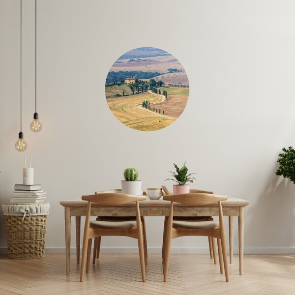 120x120cm Toskánsko - textilná nálepka na stenu Veľkosť: 60 cm