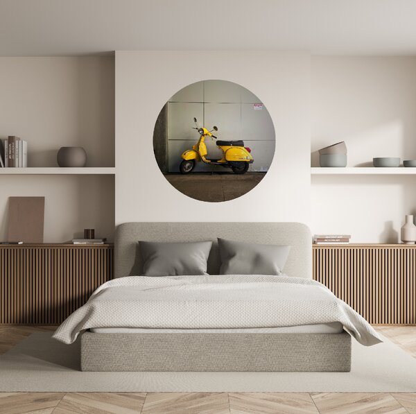 120x120cm Vespa - textilná nálepka na stenu Veľkosť: 100 cm
