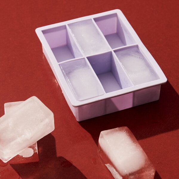 Silikonová forma na ľad 6 Cubes XX Large Lilac