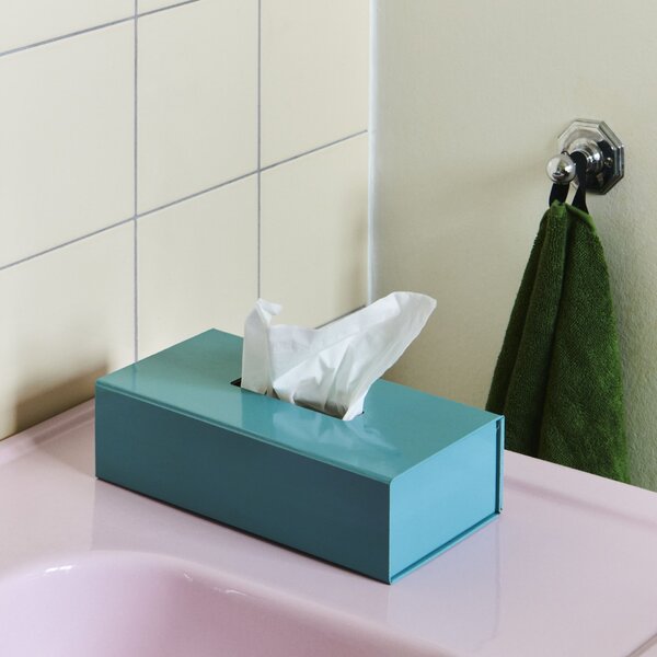 Úložný box na papierové vreckovky Colour Ocean Blue