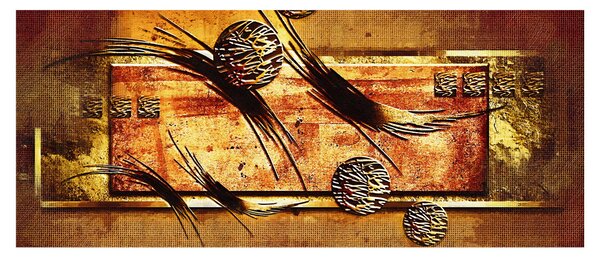 Obraz abstrakcie (120x50 cm)