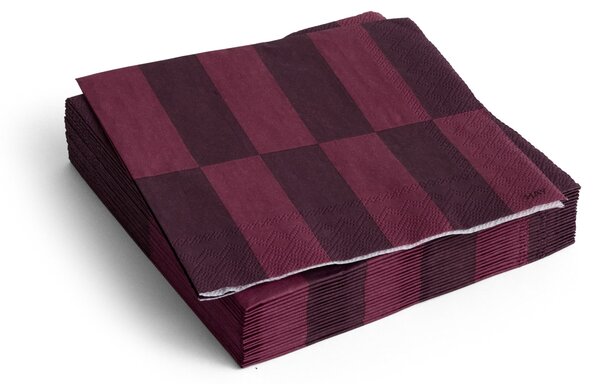 Papierové servítky Pattern Coctail Bordeaux/Wine – set 20 ks