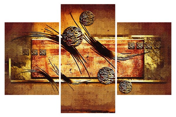 Obraz abstrakcie (90x60 cm)