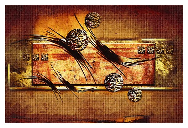 Obraz abstrakcie (90x60 cm)