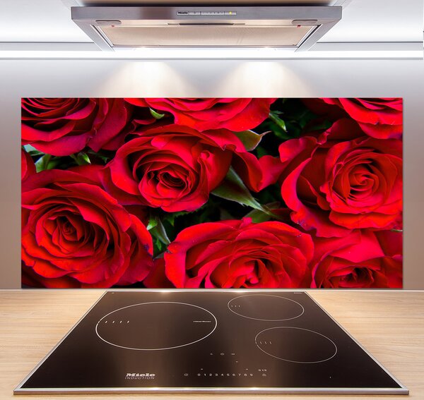 Panel do kuchyne Červené ruže pl-pksh-120x60-f-76865971