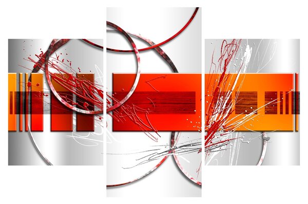 Abstraktný obraz (90x60 cm)