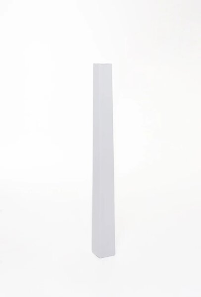 Elegantná váza OBELISK, sklolaminát, výška 120 cm, biela