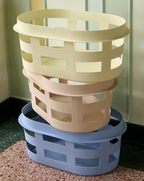 Koš na prádlo Small Soft Yellow 57,5 cm