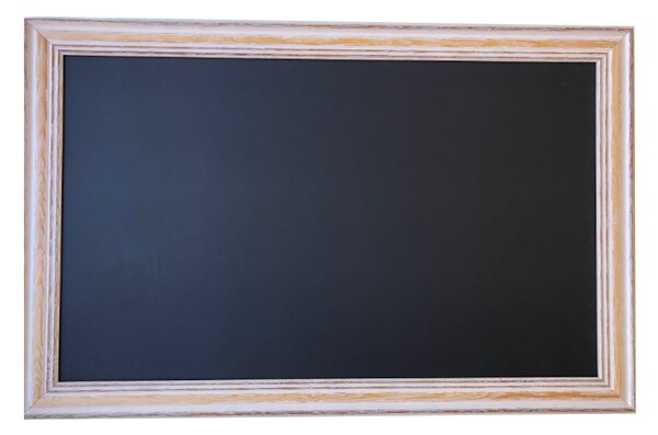 Toptabule.sk PRPROV Čierna kriedová tabuľa PREMIUM v provensálskom drevenom ráme 60x120cm / nemagneticky