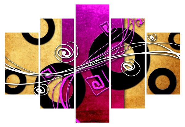 Obraz abstrakcie (150x105 cm)