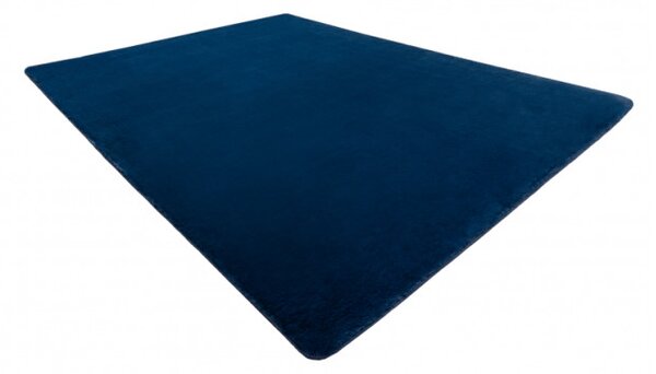 Protišmykový koberec POSH Shaggy navy granát plyš