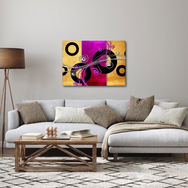 Obraz abstrakcie (70x50 cm)