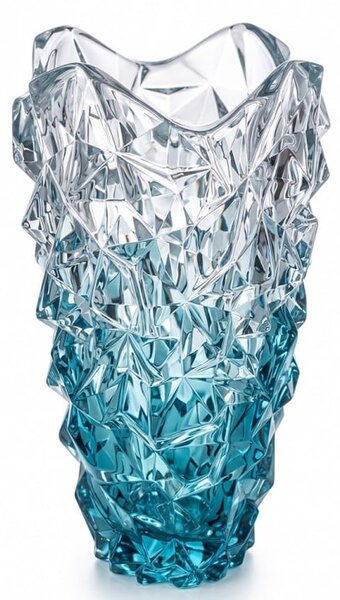 KRIŠTÁĽOVÁ VÁZA PRESTIGE CLIFF ICE BLUE 300MM
