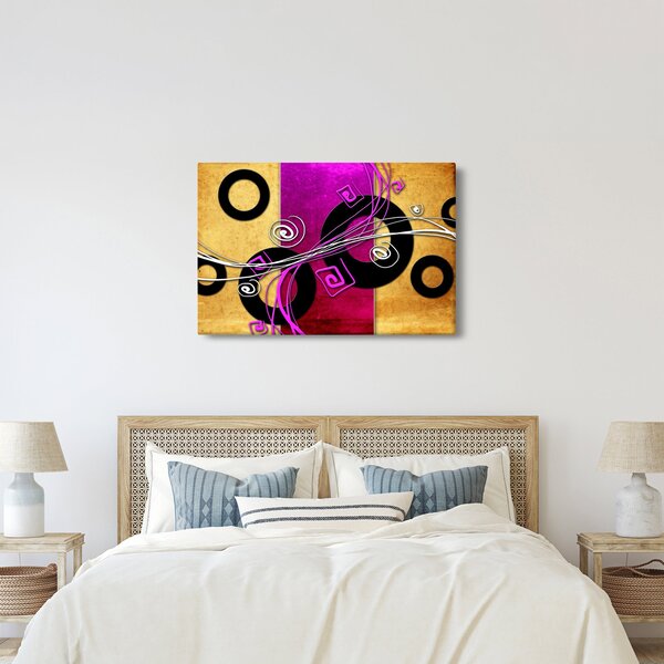 Obraz abstrakcie (90x60 cm)