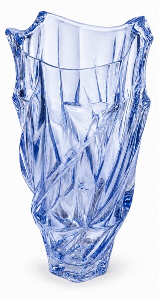 KRIŠTÁĽOVÁ VÁZA BOHEMIA FLAMENCO BLUE TOUCH 300MM
