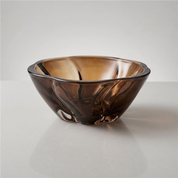 KRIŠTÁĽOVÁ MISA BOHEMIA BARLEY TWIST HONEY 280MM