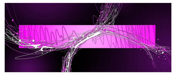 Abstraktný obraz (120x50 cm)