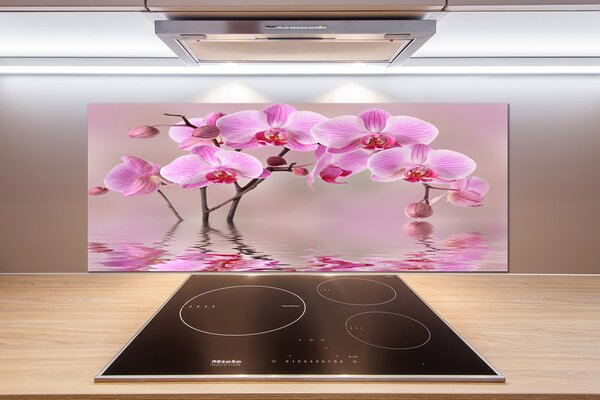 Panel do kuchyne Ružová orchidea pl-pksh-125x50-f-79883275