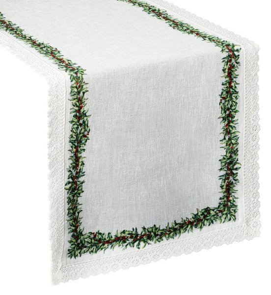 VIANOČNÝ BEHÚŇ NA STÔL XMAS8 40X140 CM VZOROVANÁ