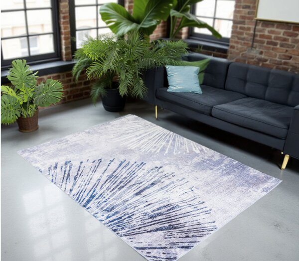 TZ Sivý vzorovaný obdĺžnikový koberec Roma Rozmer: 160x200 cm