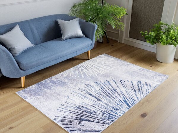 TZ Sivý vzorovaný obdĺžnikový koberec Roma Rozmer: 160x200 cm