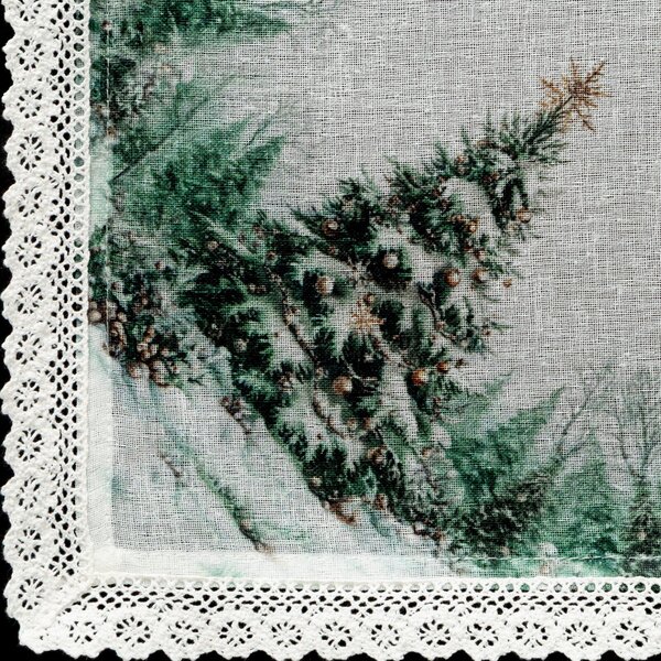 VIANOČNÝ OBRUS XMAS9 85X85 CM VZOROVANÁ