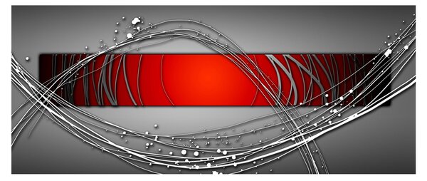 Abstraktný obraz (120x50 cm)