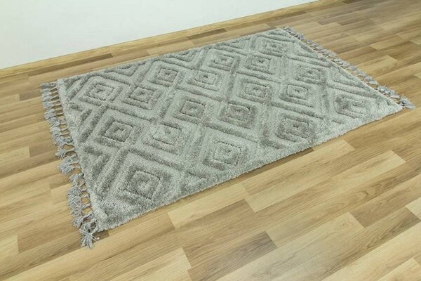 Koberec Berber 6846 l.3D sivý