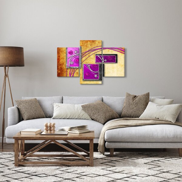 Obraz abstrakcie (90x60 cm)