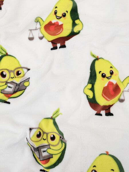 Obliečky mikroplyš Exclusive – Advokádo biele