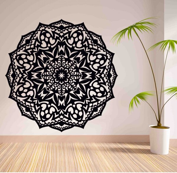 Drevená mandala na stenu - CIRCEL 4017 PR0373