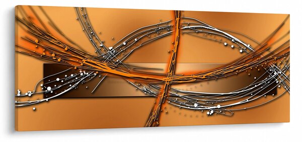 Abstraktný obraz (120x50 cm)