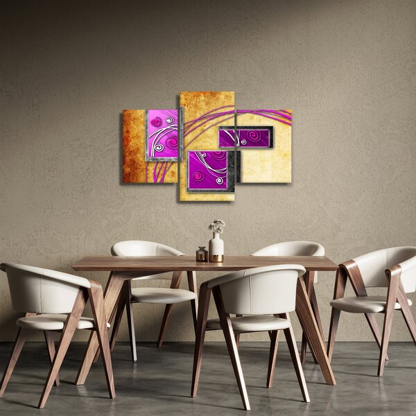 Obraz abstrakcie (90x60 cm)