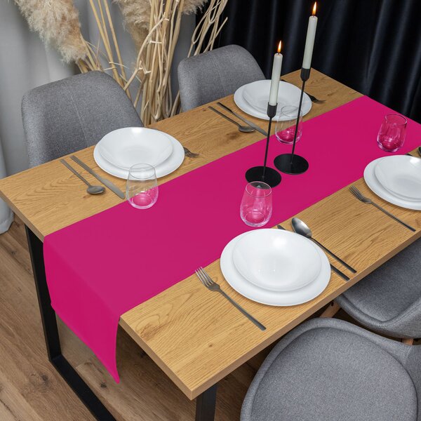 Biante Dekoračný behúň na stôl Rongo RG-096 Fuchsiový 20x120 cm