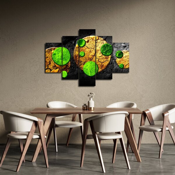 Obraz abstrakcie - Guľa (150x105 cm)