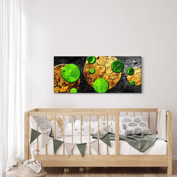 Obraz abstrakcie - Guľa (120x50 cm)