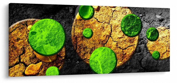 Obraz abstrakcie - Guľa (120x50 cm)