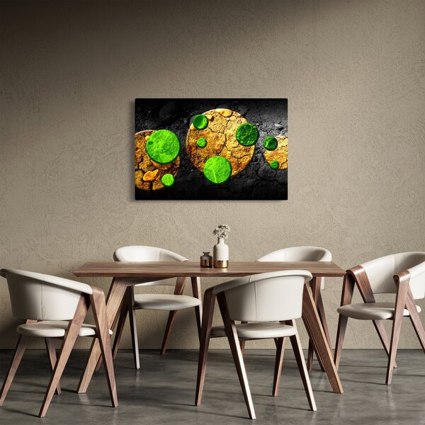 Obraz abstrakcie - Guľa (90x60 cm)