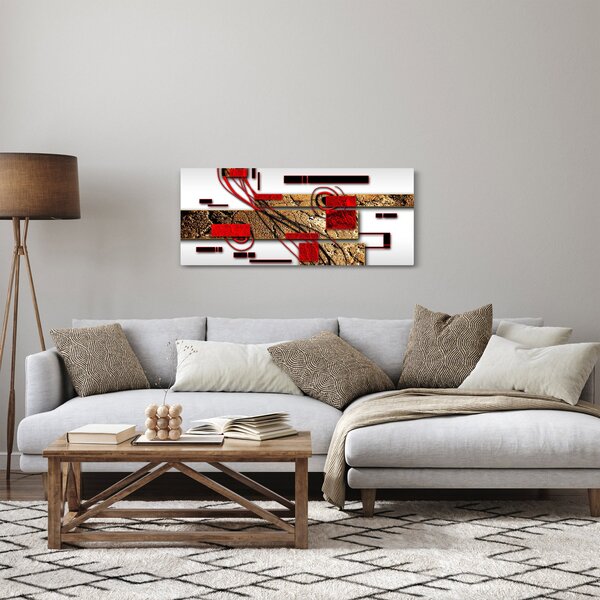 Obraz abstrakcie (120x50 cm)