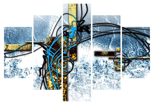 Abstraktný obraz (150x105 cm)