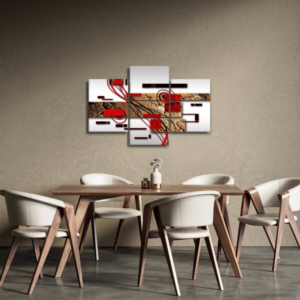 Obraz abstrakcie (90x60 cm)