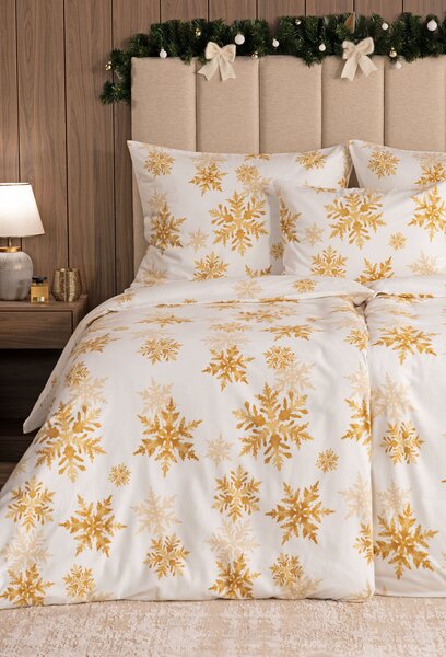 Obliečky Gold Sparks Flanel premium 1x 140/200, 1x 70/90