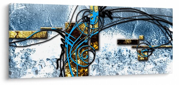 Abstraktný obraz (120x50 cm)