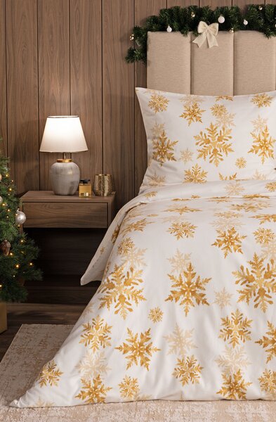 Obliečky Gold Sparks Flanel premium 1x 140/200, 1x 70/90