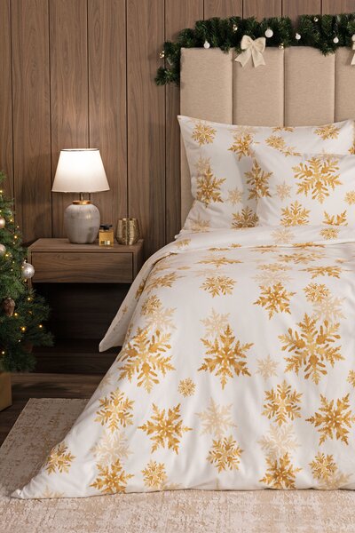 Obliečky Gold Sparks Flanel premium 1x 140/200, 1x 70/90